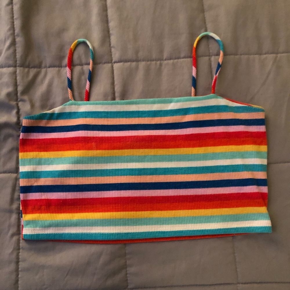 Rainbow Cropped Tank